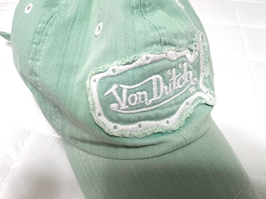 y2k 빈티지 그런지페어리 본더치 vondutch 민트 볼캡 모자 데님 상품이미지2