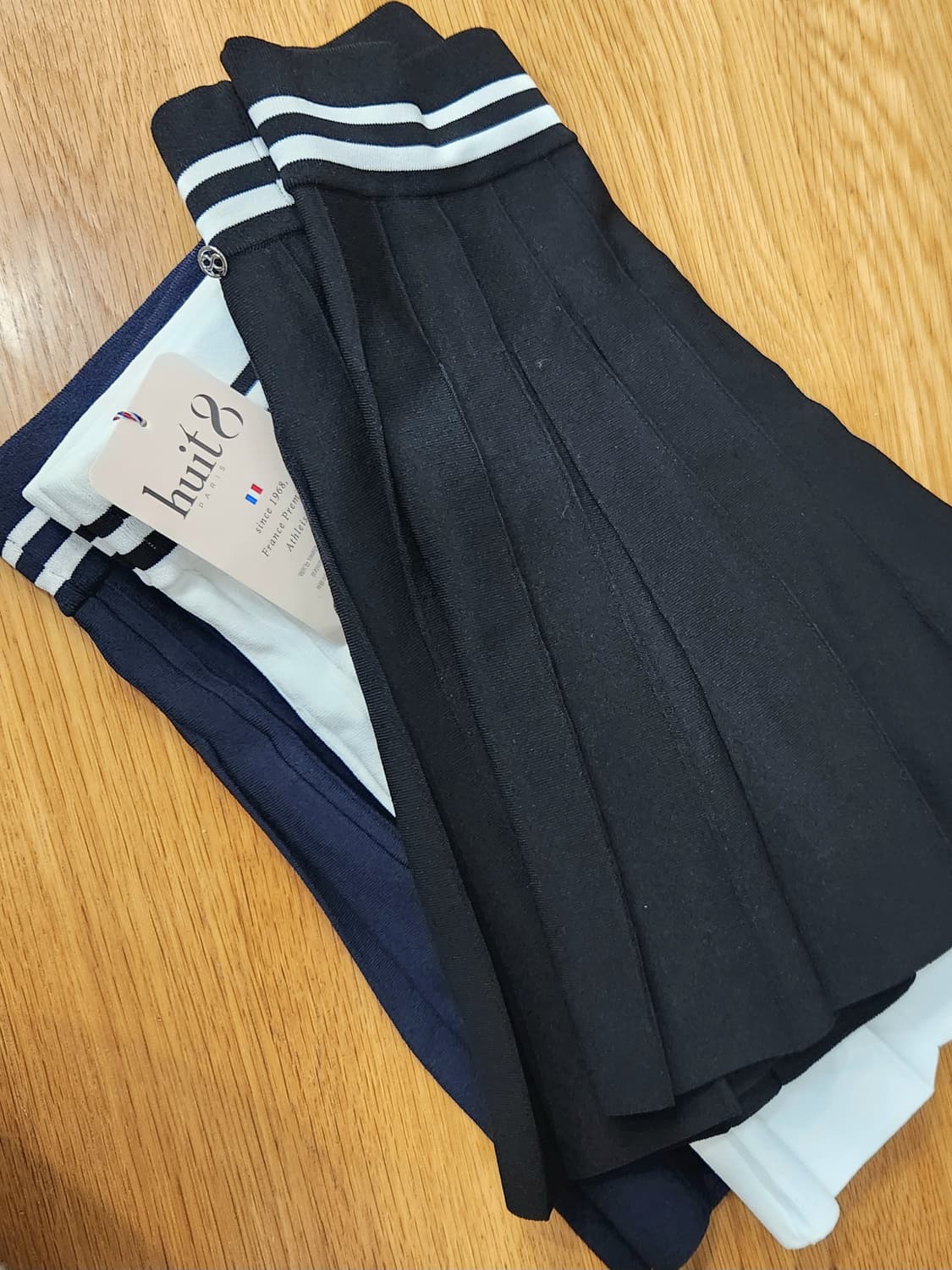 (새상품)위뜨8 니트 플리츠스커트 골프스커트 상품이미지9