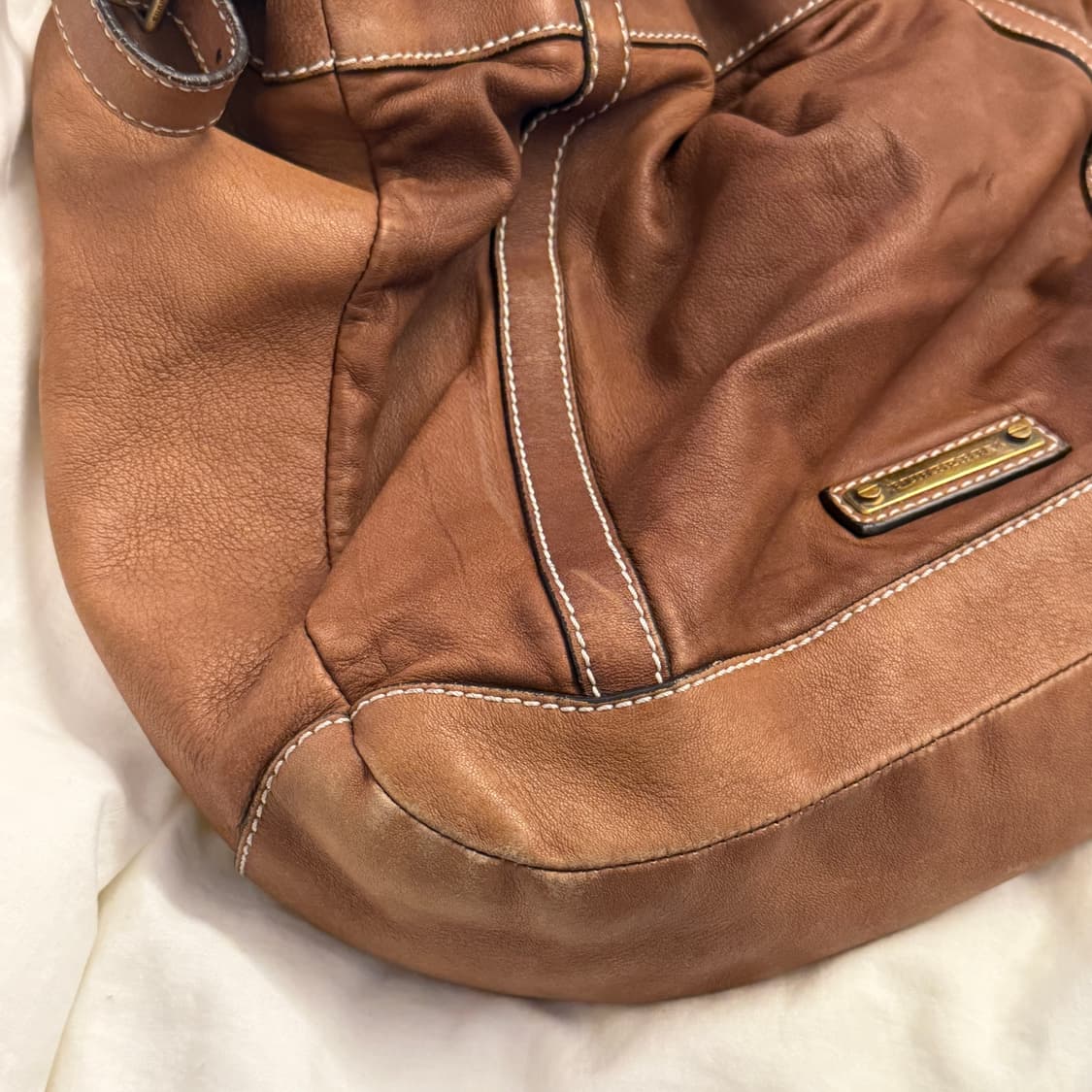 Burberry 빈티지 버버리 램스킨 토트백 상품이미지8