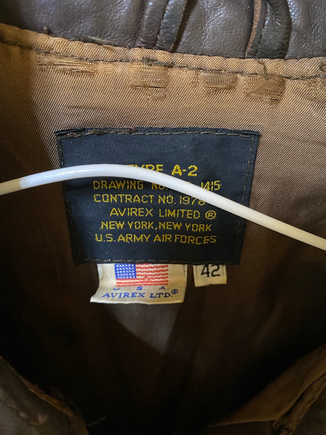 아비렉스 a-2 자켓 상품이미지2
