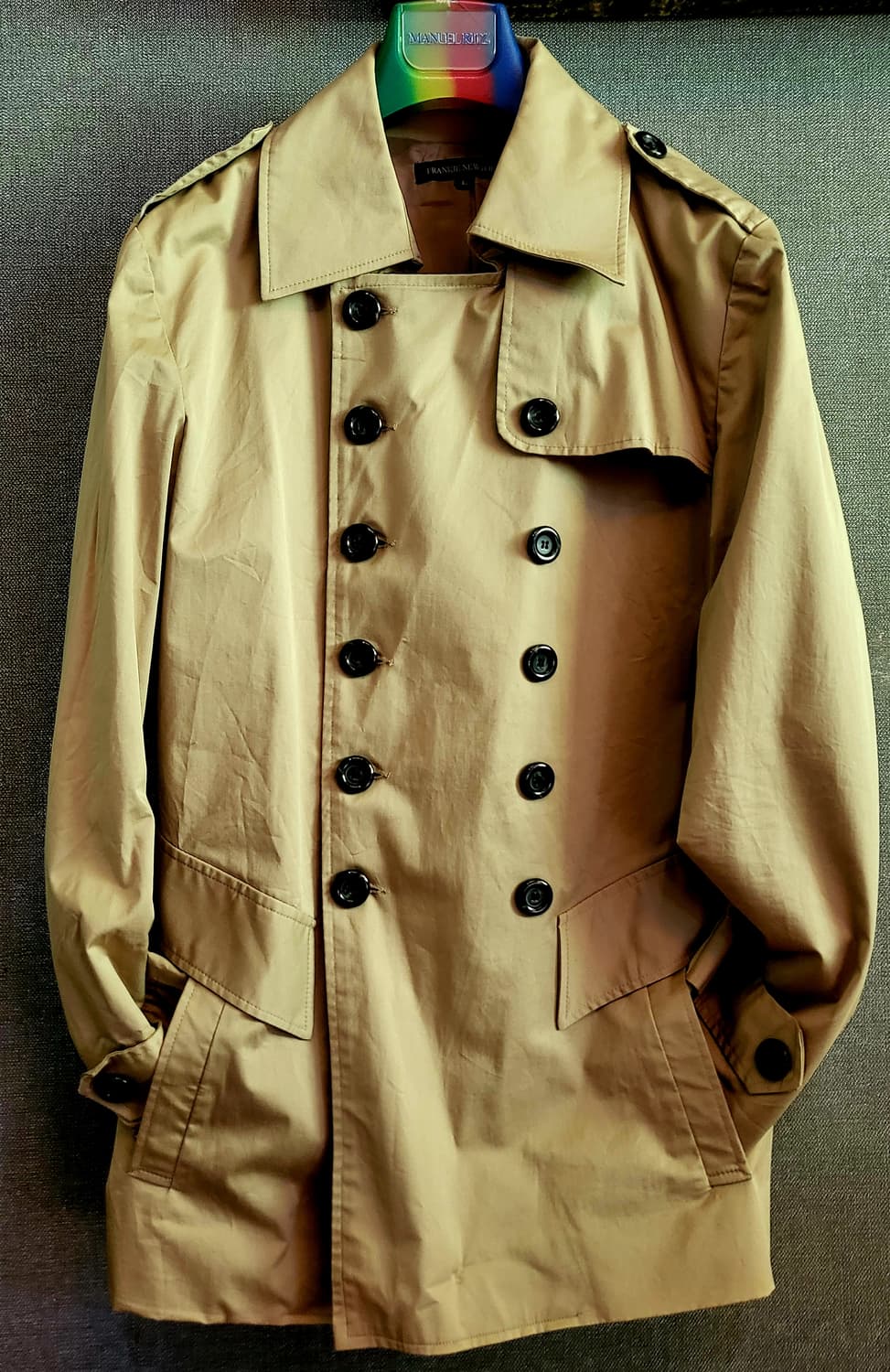 [미사용 새상품] 프랭키뉴욕 베이지 트랜치코트 상품이미지1