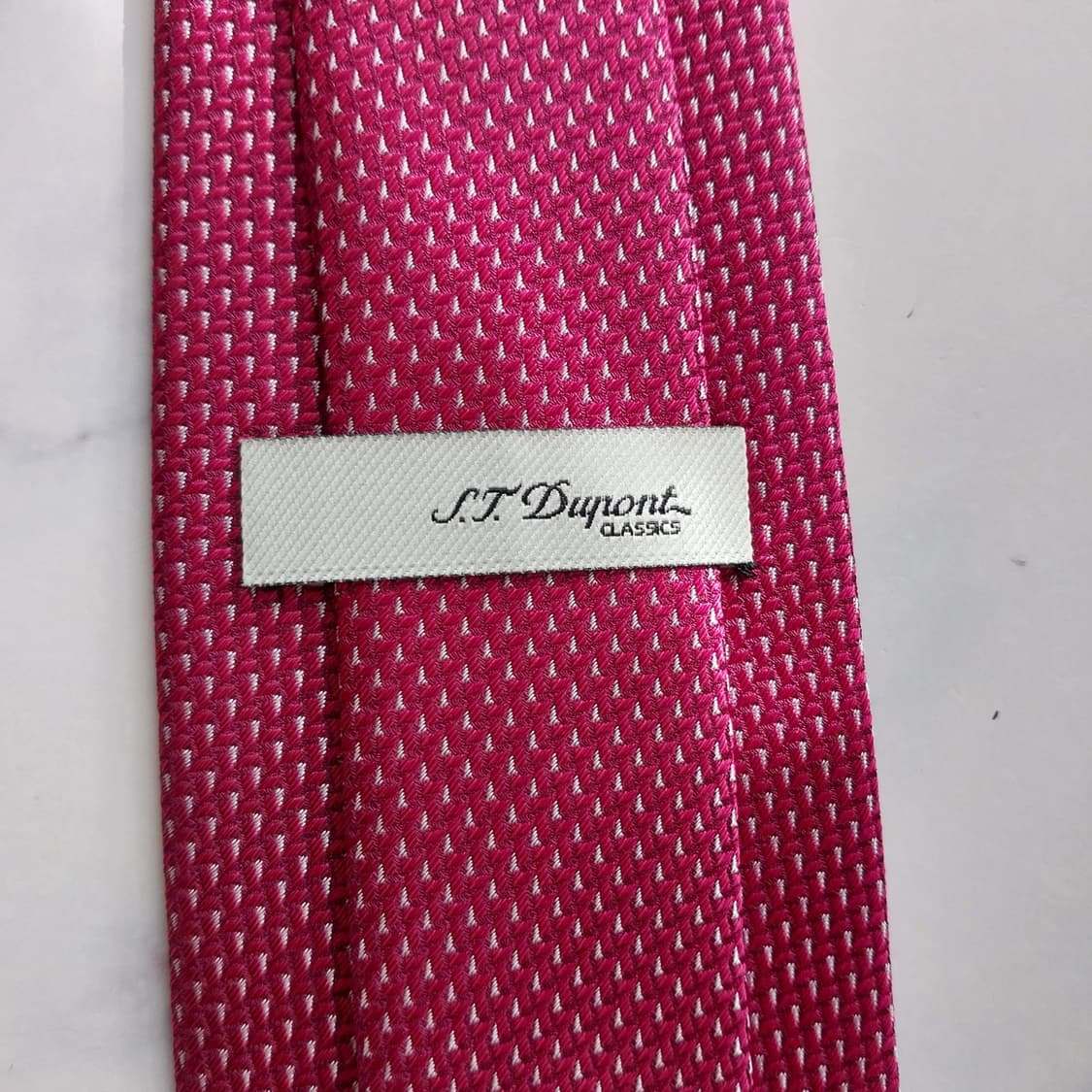 듀퐁 실크 와인 텍스처 넥타이 8.3cm A+등급 K2167
 상품이미지9