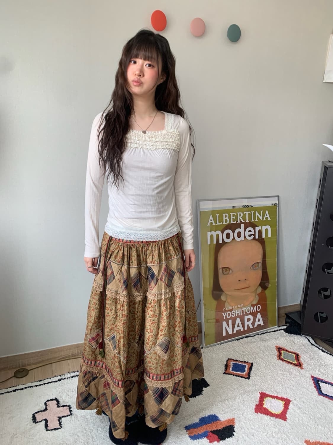 ethnic patchwork skirt 상품이미지3