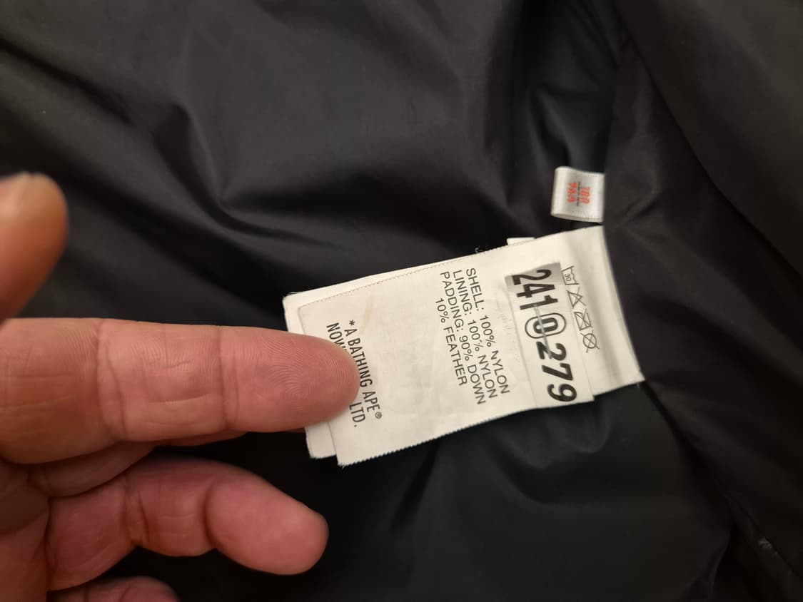 00s Aape 카모 다운 점퍼 상품이미지10