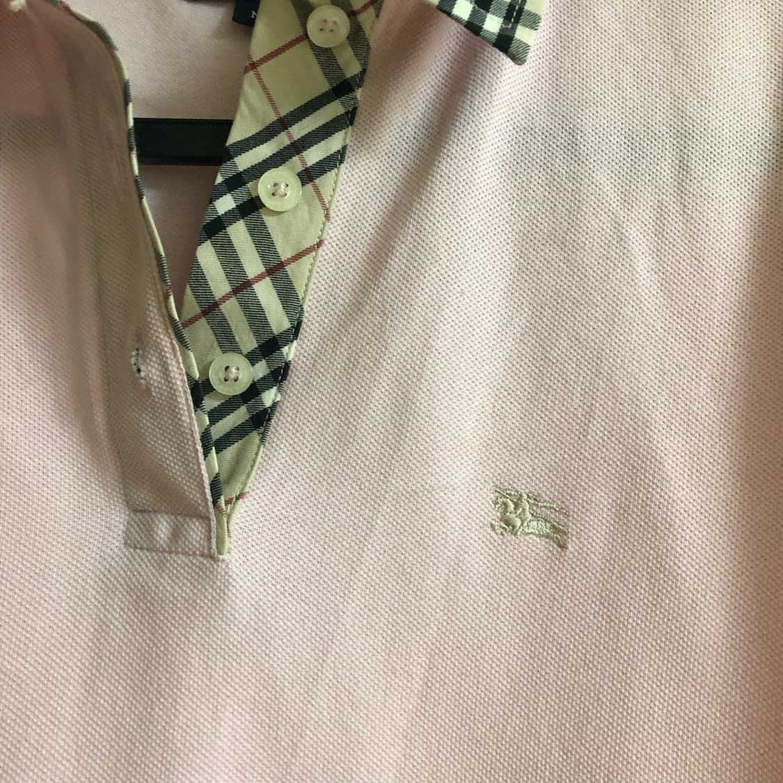 [Burberry] babypink polo shirt 상품이미지4