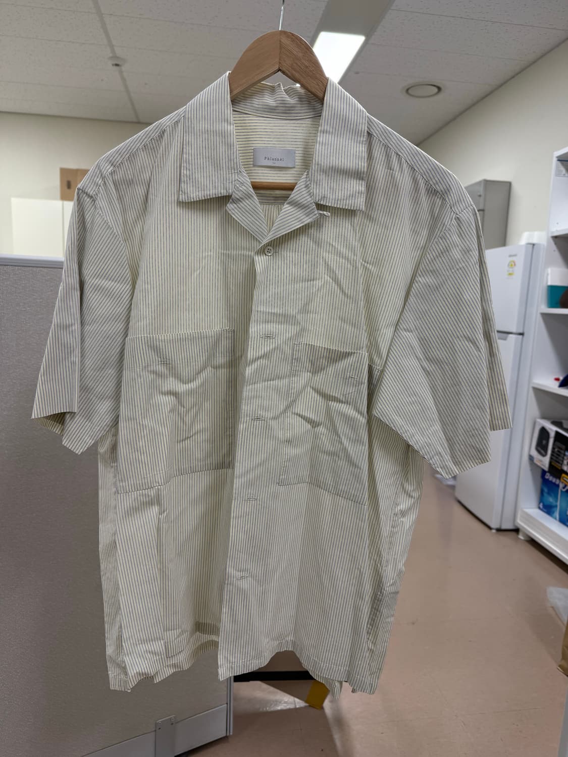 Phlannel 오픈카라 셔츠 상품이미지1