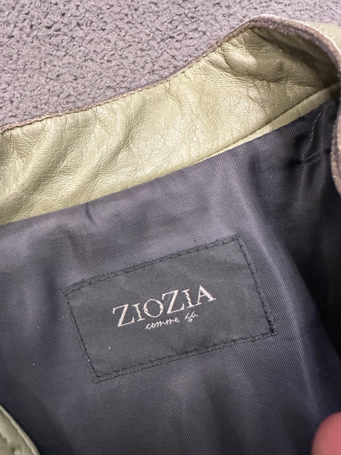 지오지아 90s 소가죽 자켓 처분  상품이미지4