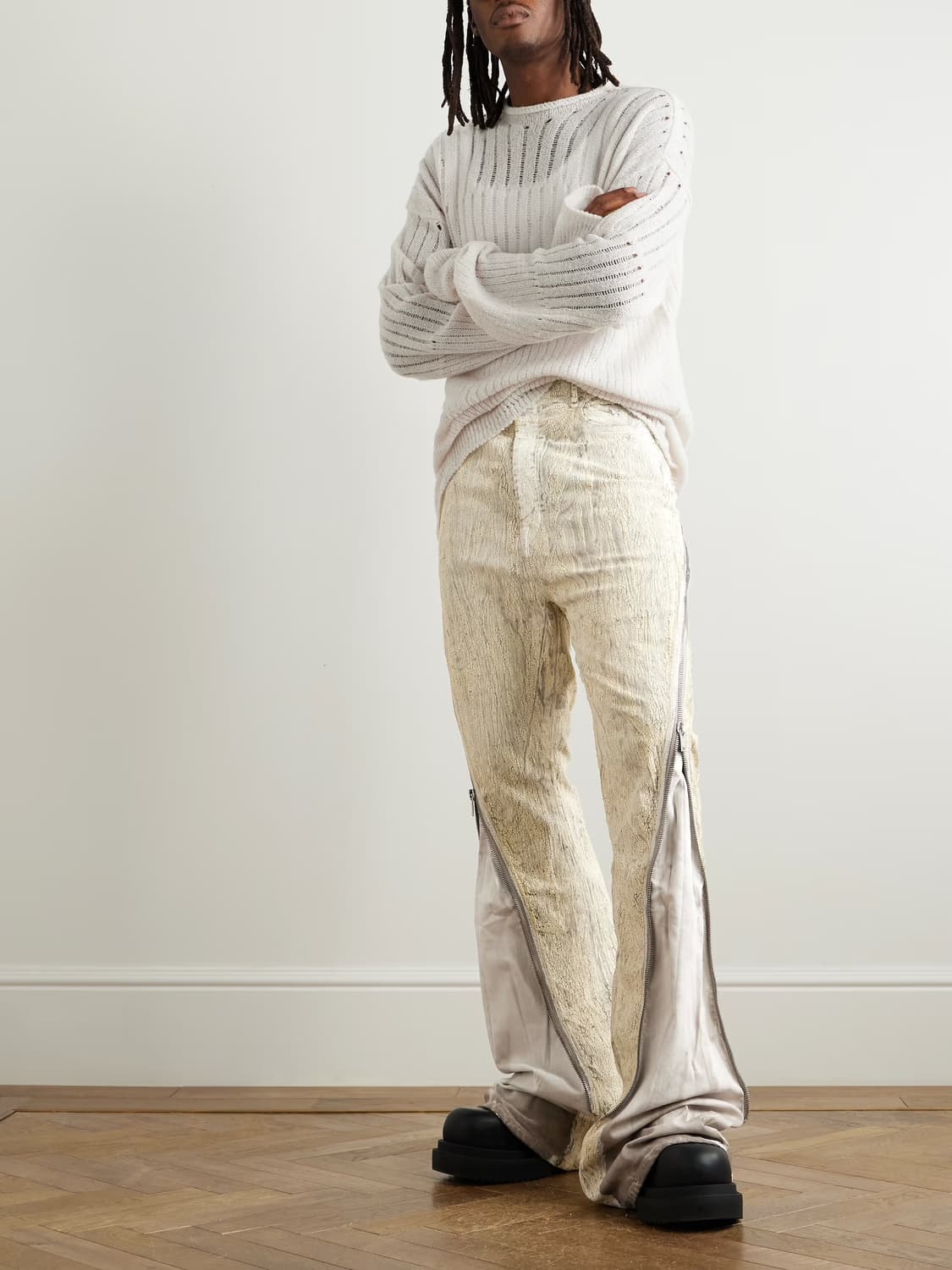 릭오웬스 25SS 메가 크러스트 볼란 바나나 밀크 31사이즈 상품이미지5