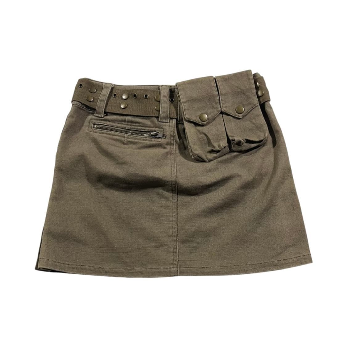 빈티지 로우라이즈 백포켓 미니스커트 상품이미지2