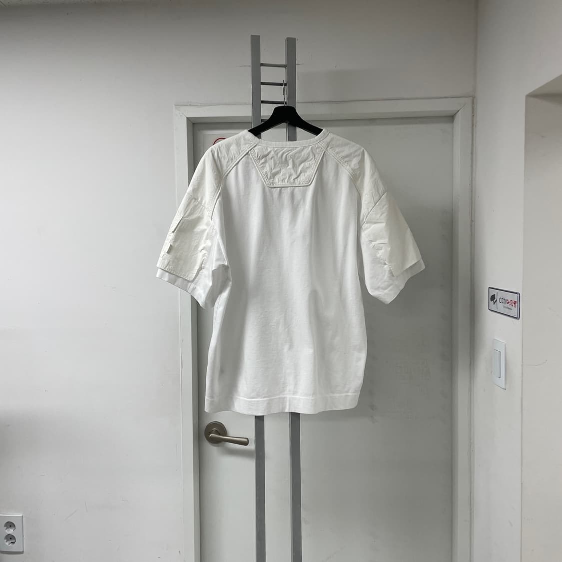준지 화이트 반팔 티셔츠 S 상품이미지8