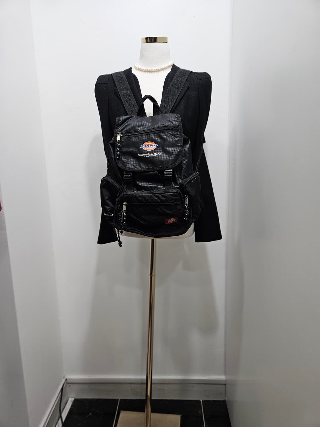 디키즈(Dickies) 블랙 미니 백팩 상품이미지3