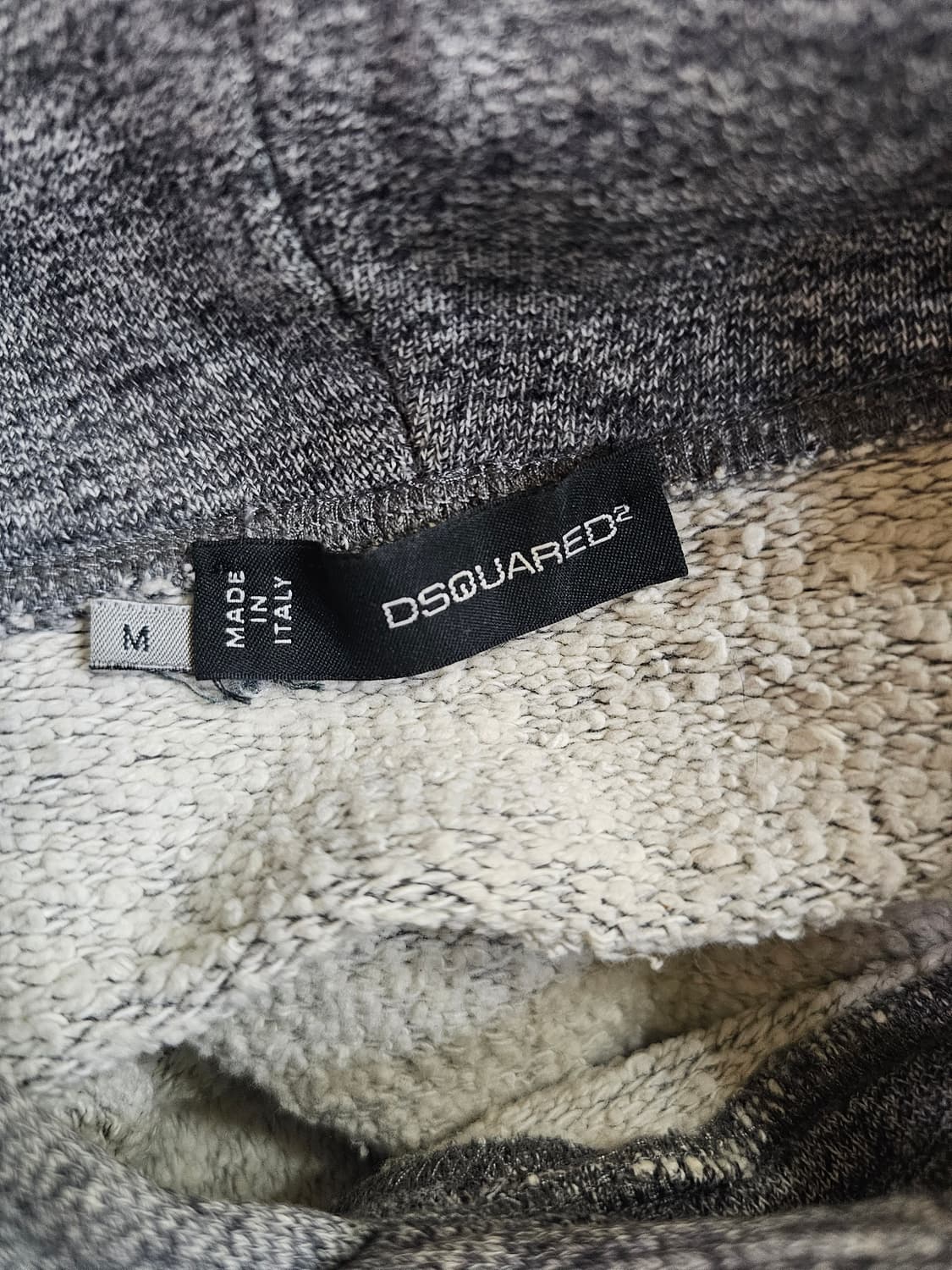 [M] 디스퀘어드 슬림핏 로고 후드티 그레이 상품이미지5