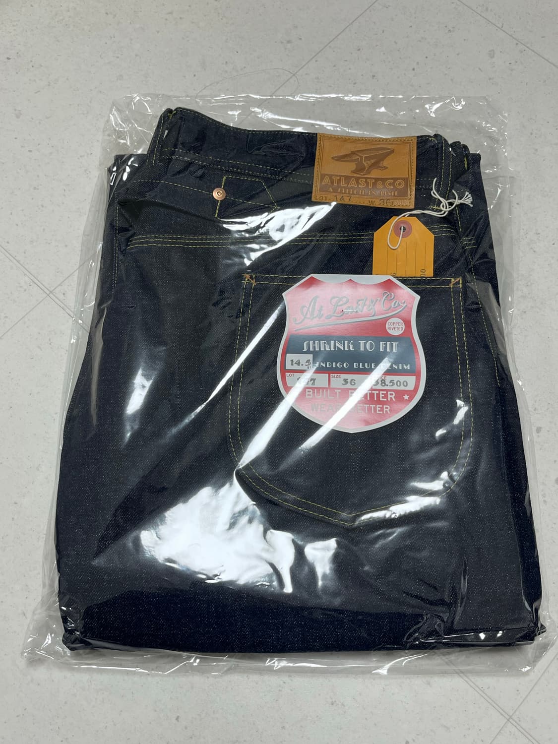 [36] 엣라코 타임원클로딩 147 데님 새제품 상품이미지1