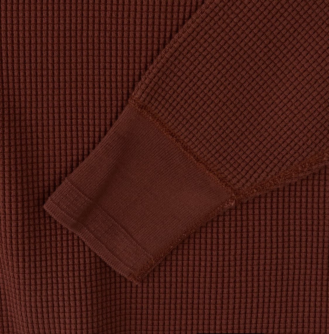 피그벨 헤비 와플 후디 러셋(레드브라운)2사이즈 새상품 판매 상품이미지4