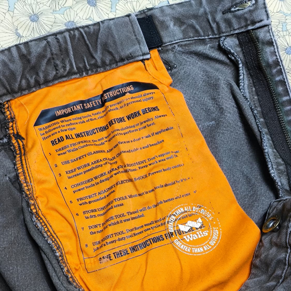 [38] 90's Walls 더블니 워크팬츠 상품이미지7