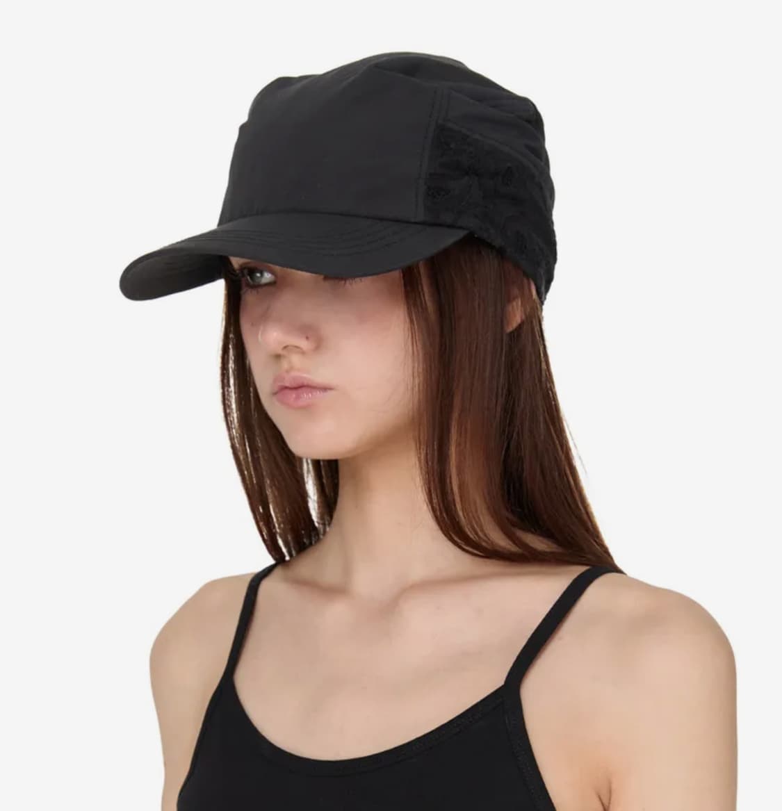 Punching Paisley Scarf Cap, BLACK 상품이미지1