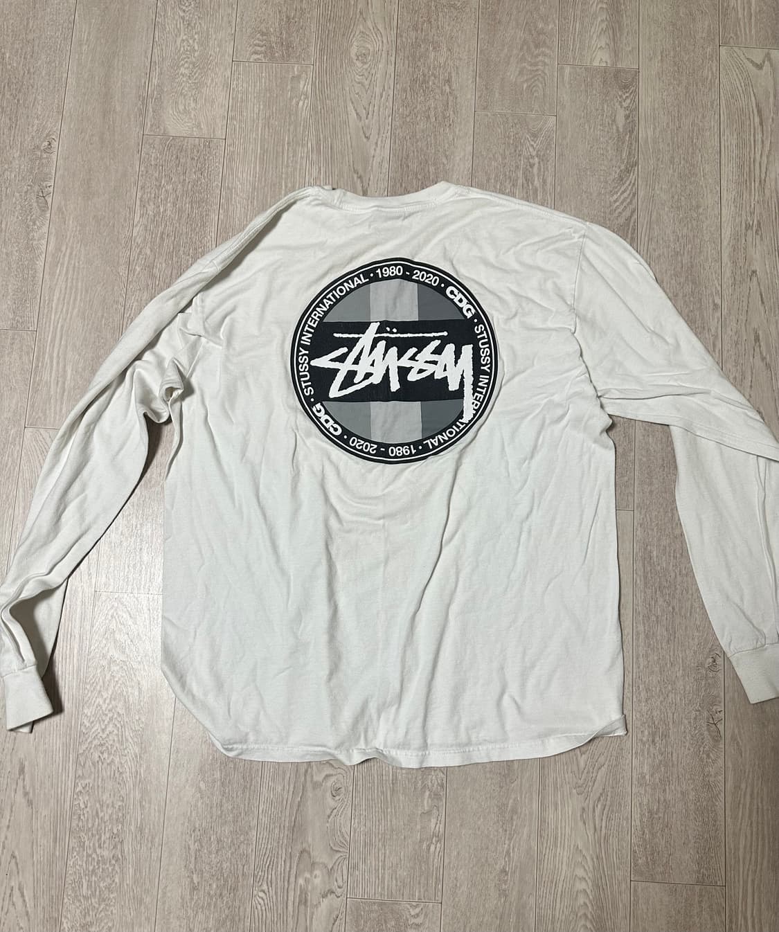 희귀템 스투시 CDG 롱슬리브 상품이미지2