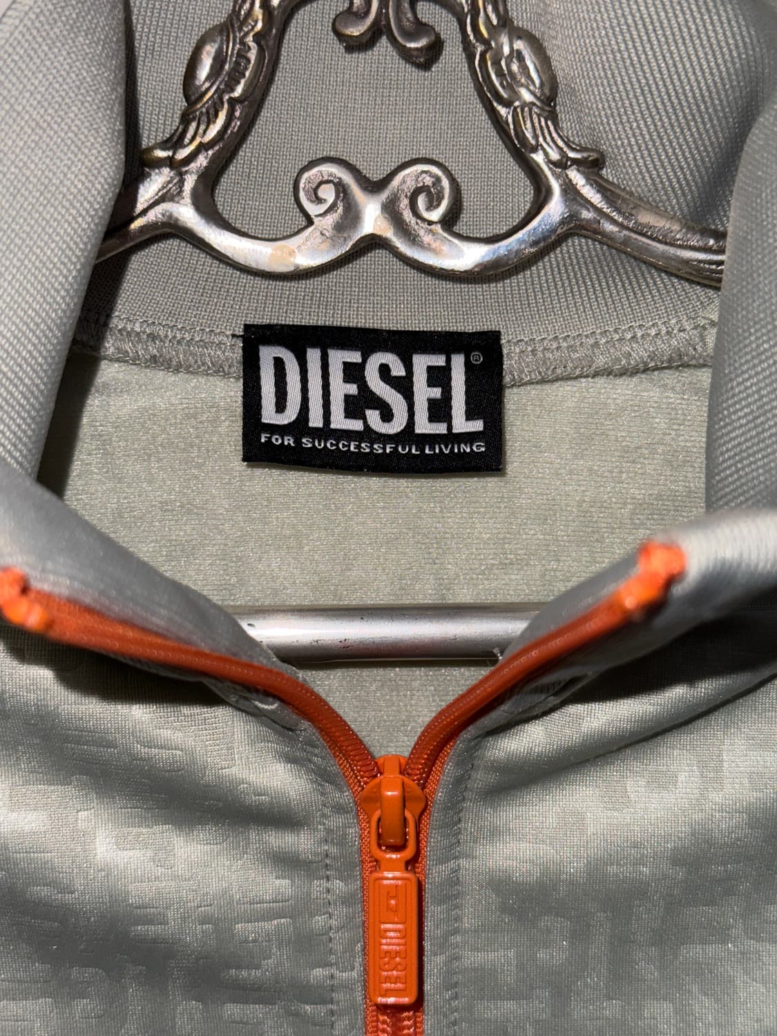 DIESEL f-macsy track jersey gray M 상품이미지6
