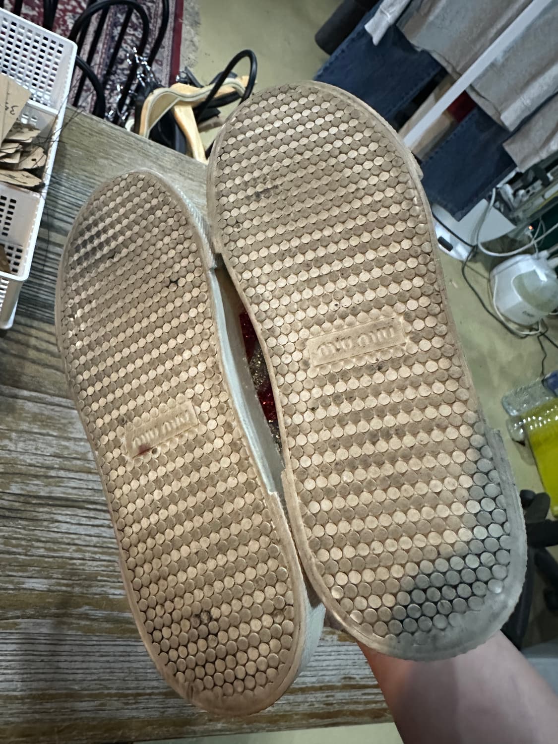 미우미우 글리터슈즈 235 상품이미지7