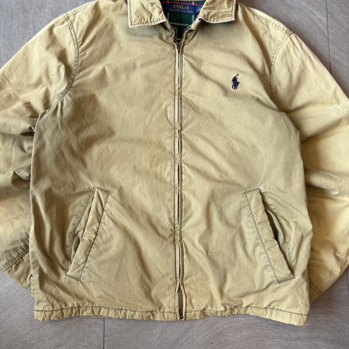 폴로 국내 정품 베이지 스윙톱 자켓 상품이미지4