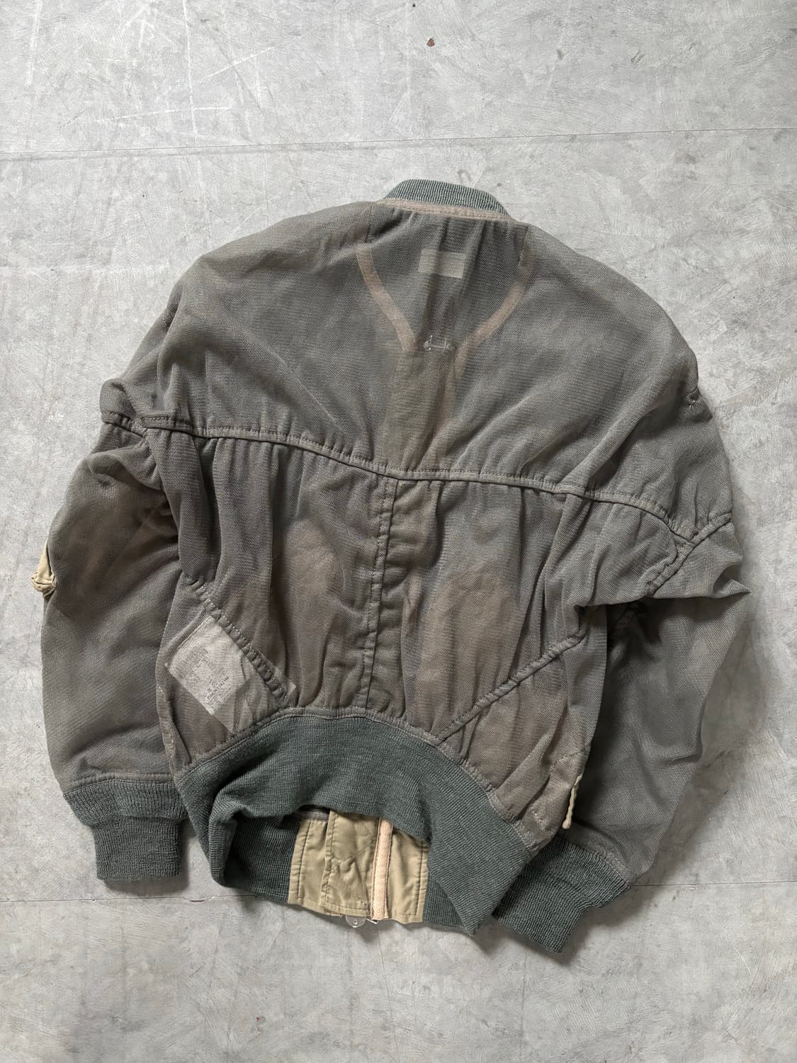 Junya Watanabe 준야와타나베 메쉬 밀리터리 MA-1 자켓  상품이미지9