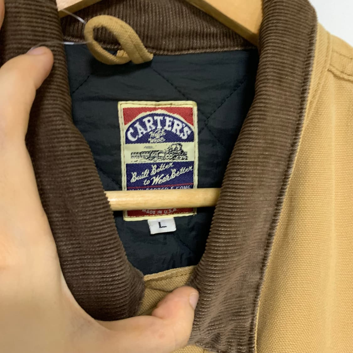 CARTER'S 워크 자켓 카키 브라운 카터스 usa 빈티지 상품이미지4