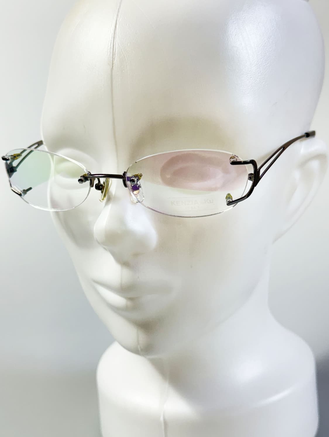 KENZIA 무테 오벌 메탈 프레임 빈티지 안경 상품이미지8