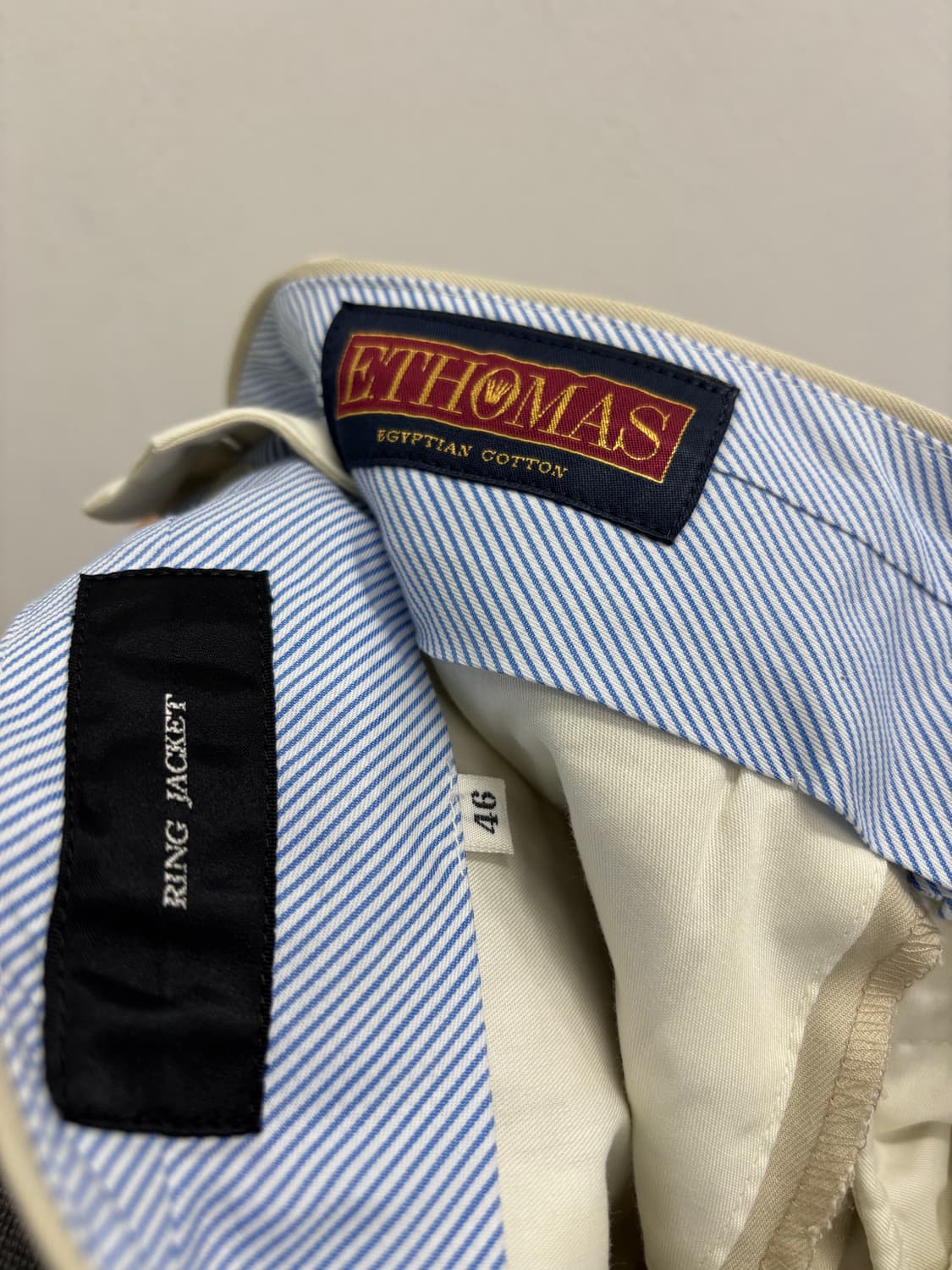 링 자켓(Ring Jacket) 에디슨(E. Thomas) 코튼 치노 팬 상품이미지3