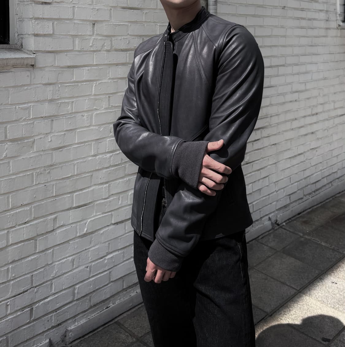 19SS 릭오웬스 인타르시아 레더 자켓 52 사이즈 상품이미지2