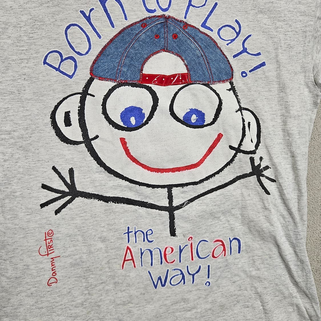 90s 대니 퍼스트 티셔츠 L Made in USA 상품이미지3