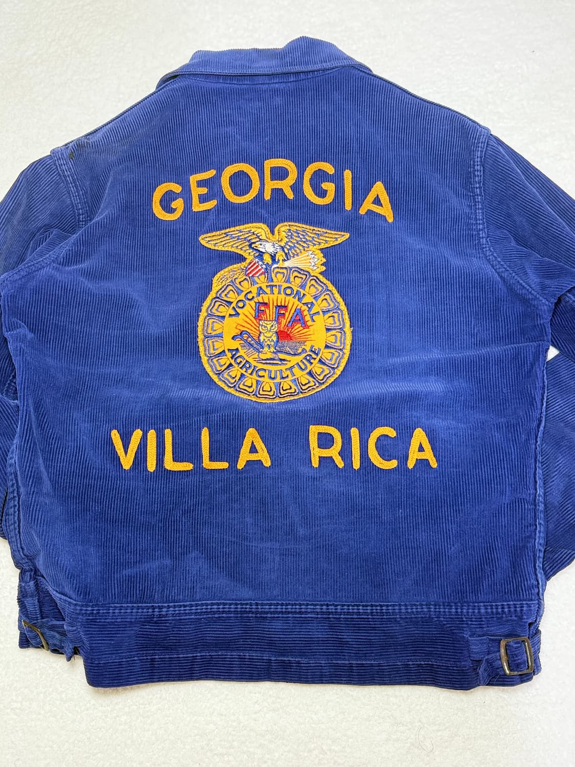 빈티지 블루 코듀로이 FFA 자켓 60-70s 상품이미지5