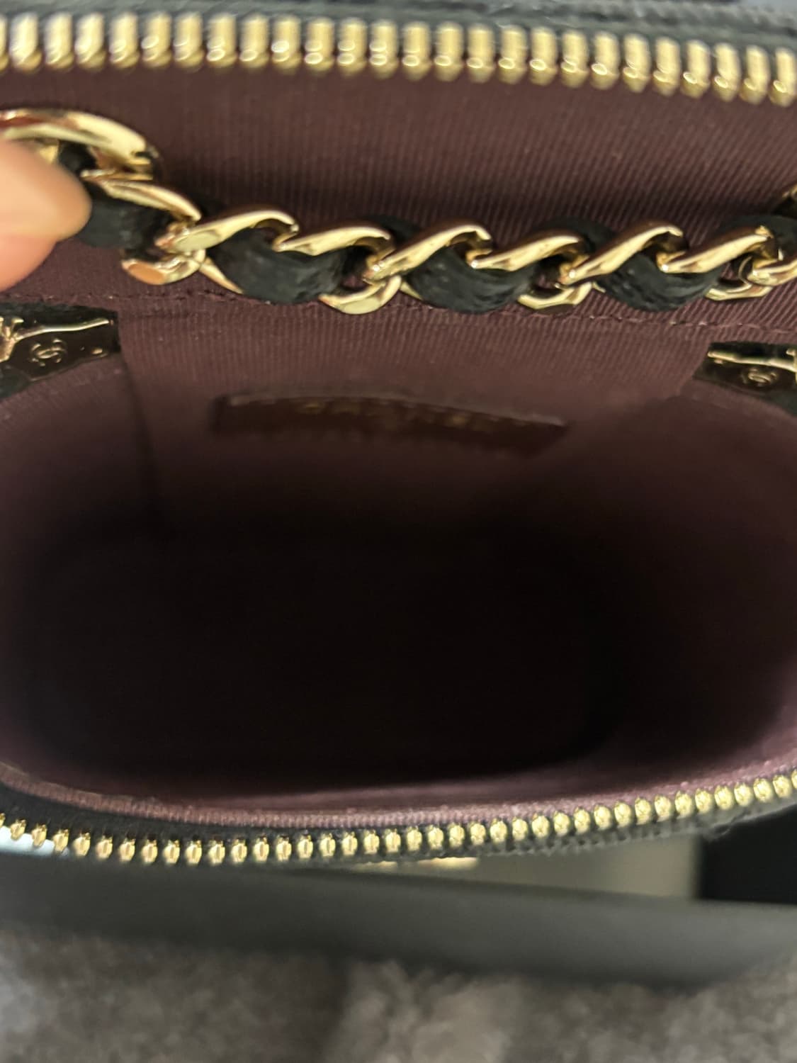 샤넬 캐비어 미니베니티 샴골 (정품) 상품이미지4