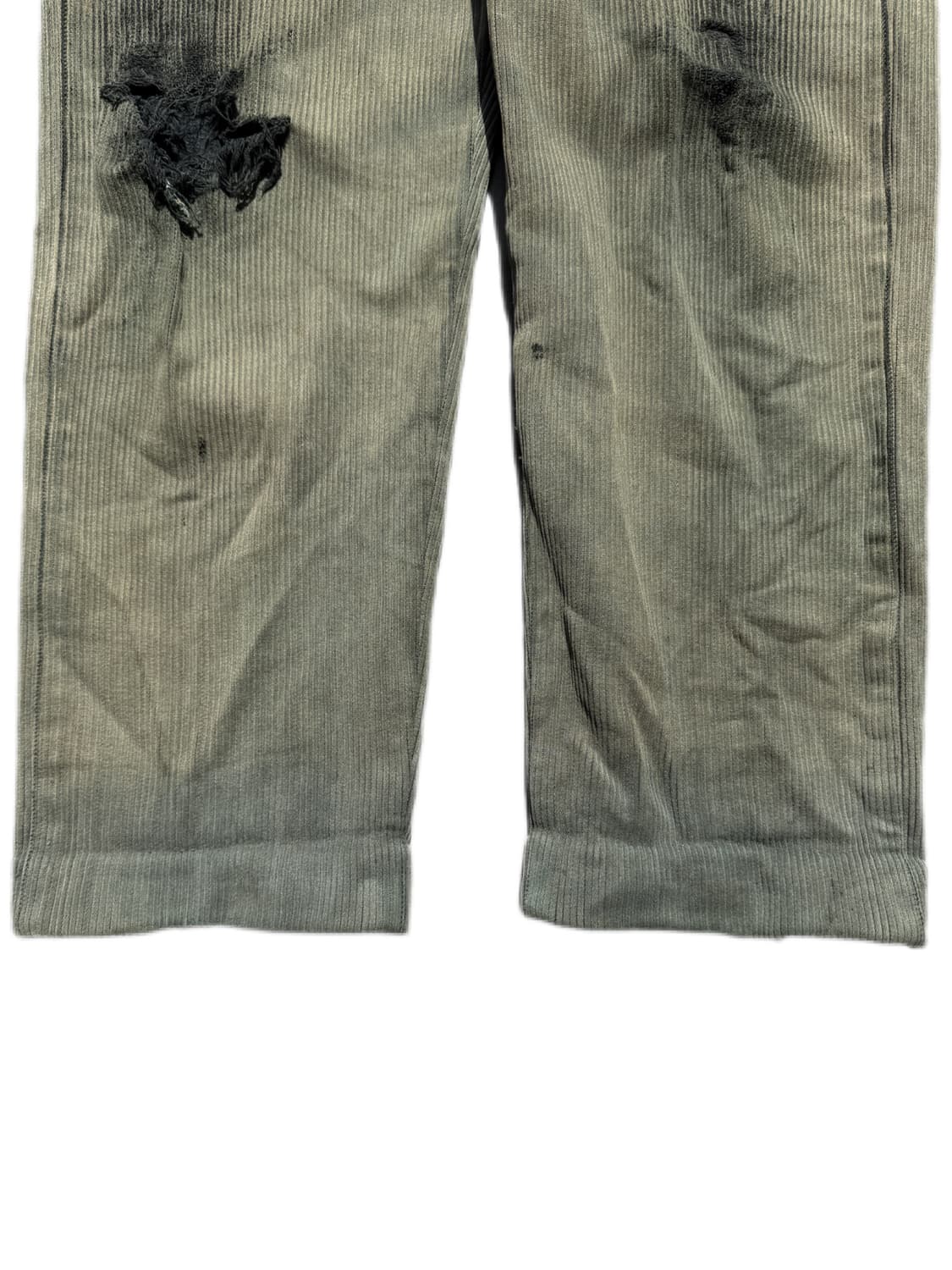 50s 하드 페이딩 프렌치 코듀로이 워크팬츠 36in 상품이미지5