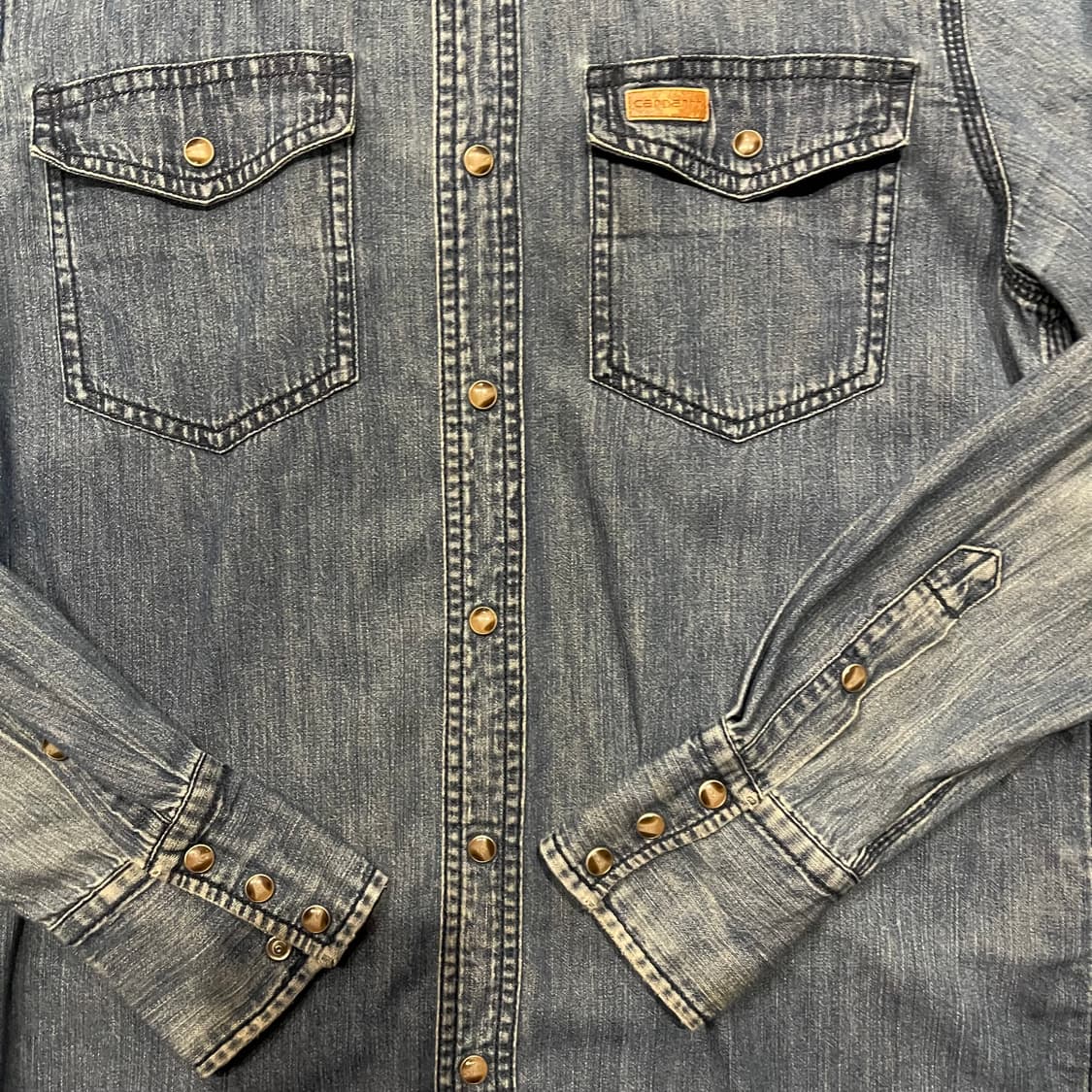 Carhartt 포켓 데님셔츠  상품이미지4