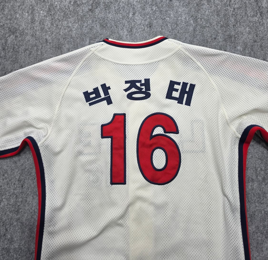 롯데 자이언츠 올드 레트로 박정태 매쉬 야구 반팔 유니폼 져지 95 상품이미지4