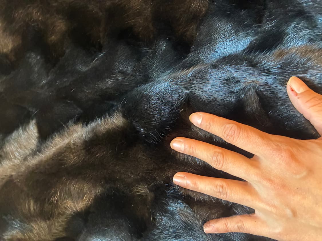 천연 100% 밍크 하프코트 상품이미지8