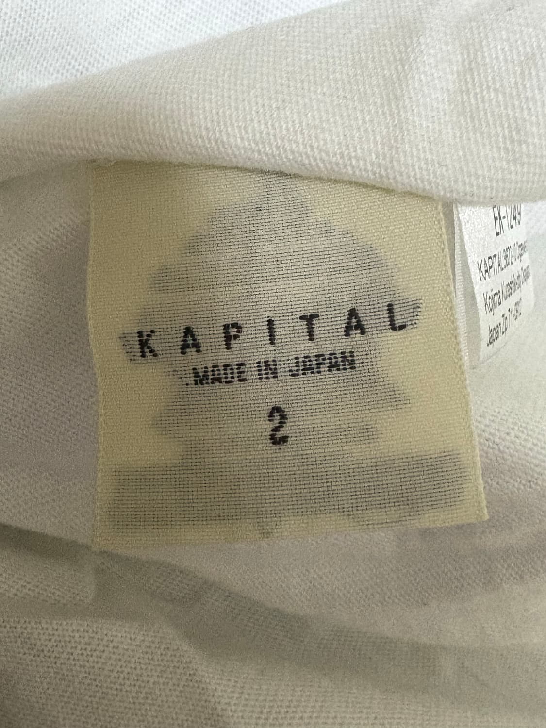 Kapital 러브피스레인 링거티 스마일 에이셉로키 상품이미지3