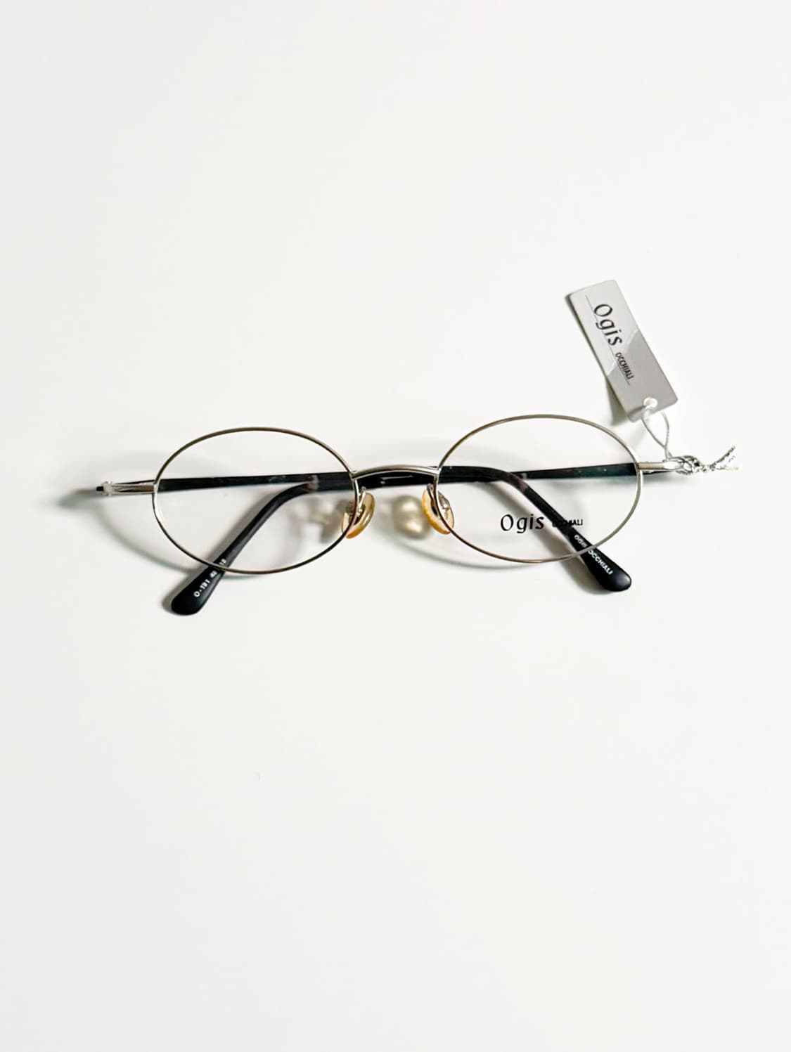 OGIS 실버 슬림 오벌 메탈 프레임 빈티지 안경 상품이미지2