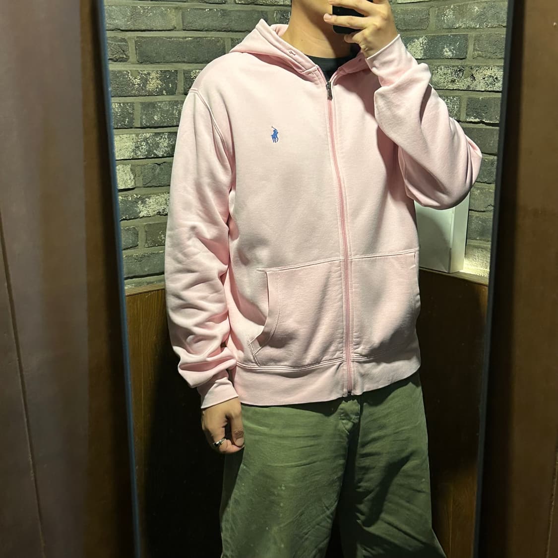 XL) 폴로 랄프로렌 핑크 후드집업 상품이미지9