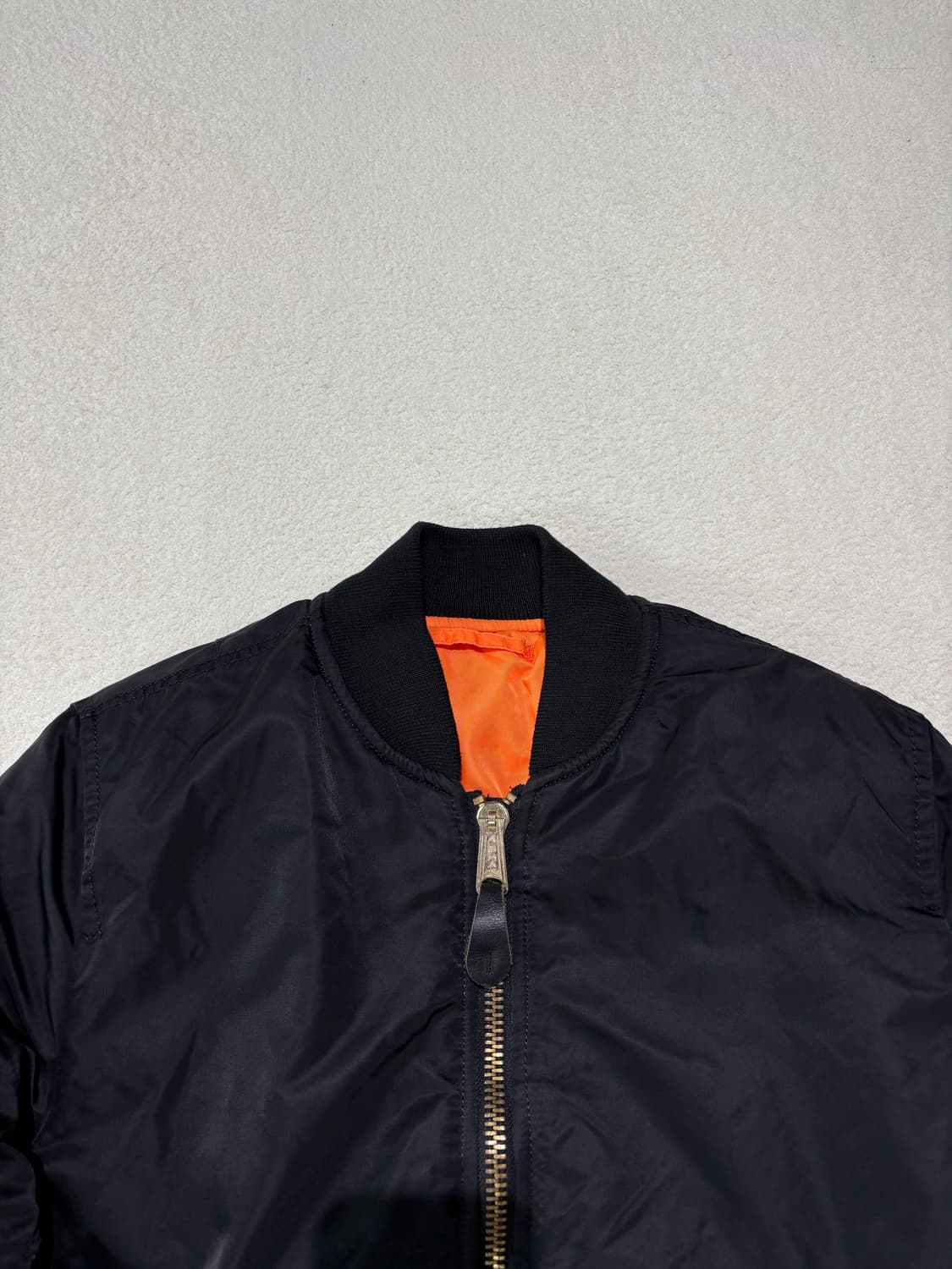 알파인더스트리 블랙 MA-1 리버서블 항공 점퍼 XS 상품이미지2