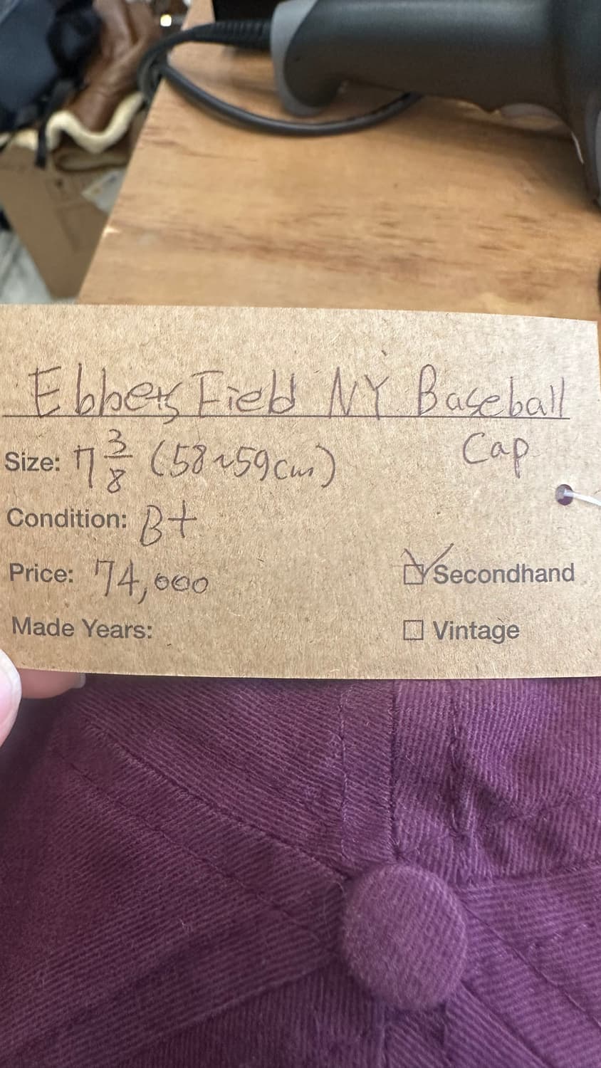 이벳필드 코튼 뉴욕양키즈 캡 상품이미지6