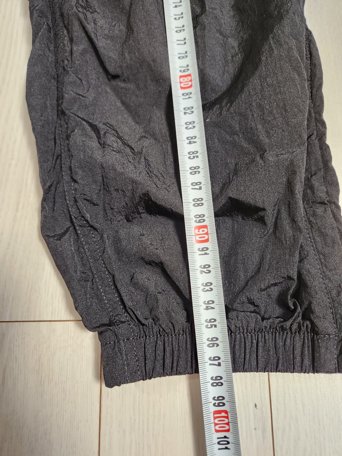 새상품급)신사 스탠다드 브라이트 나일론 조거 팬츠 사이즈34(바스락 우븐 상품이미지4