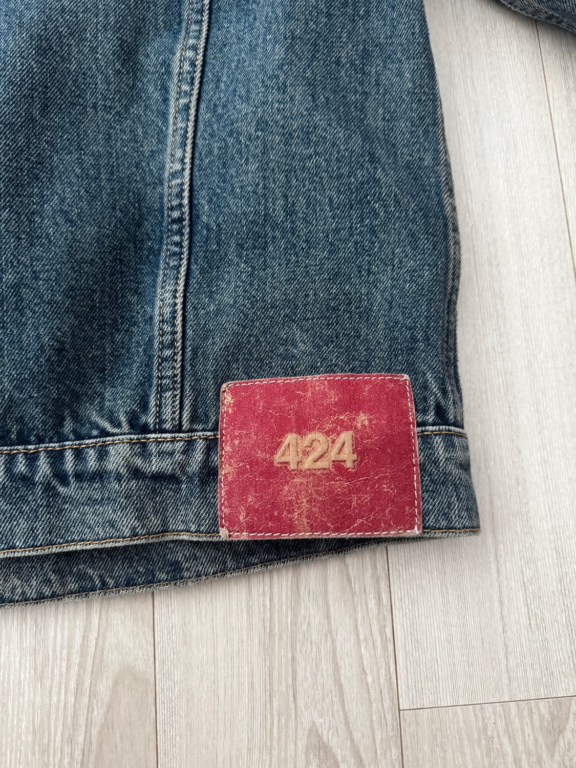 424 데님 자켓 인디고 50 상품이미지6