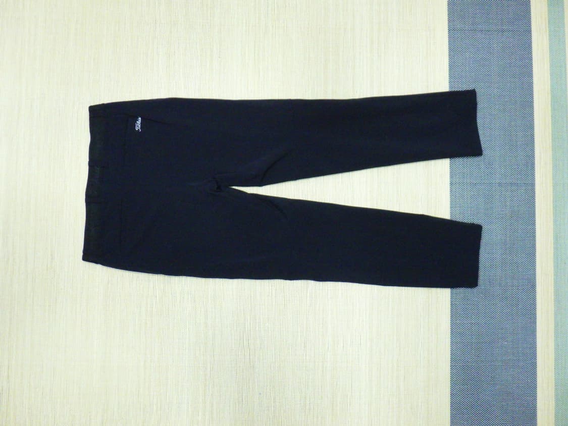 (32인치) 타이틀리스트 골프 남성 솔리드 블랙 팬츠 상품이미지3