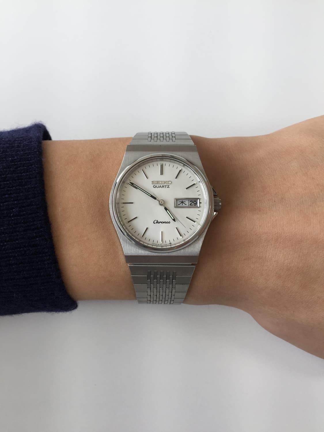 80s seiko chronos day-date quartz 상품이미지5