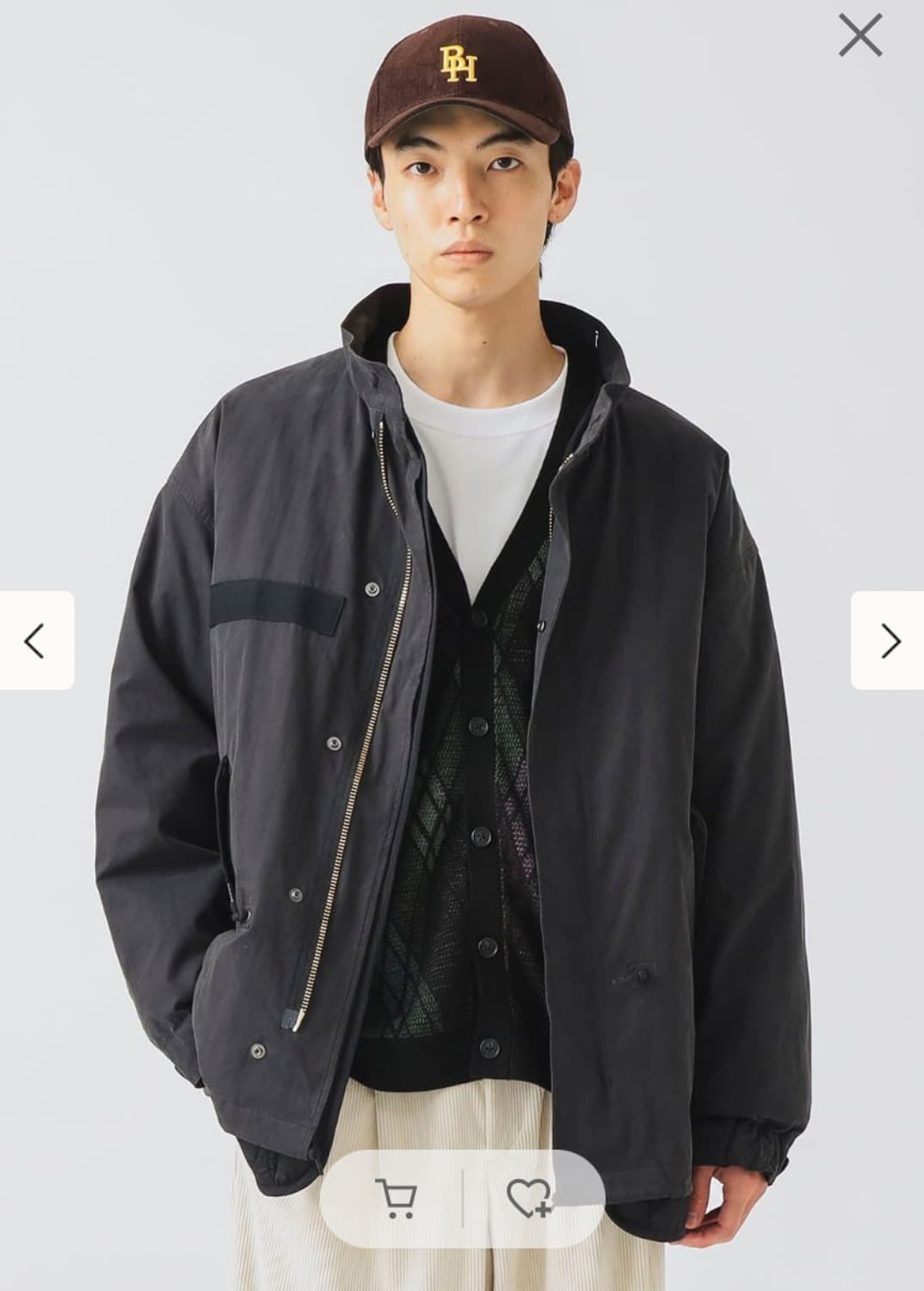 빔즈 숏 m65 블랙 L (내피 포함) 상품이미지1