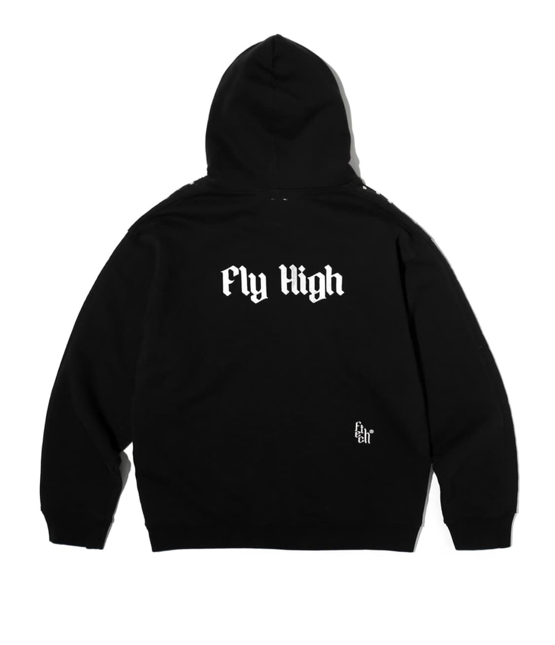 FETCH LOGO STUDDED hooded zip-up 상품이미지2