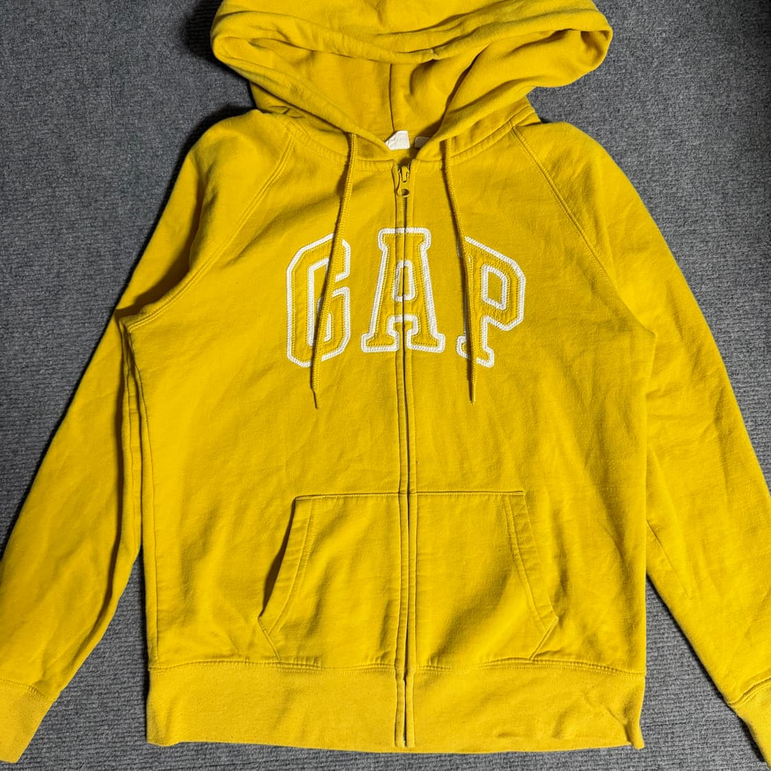 갭 옐로우 후드집업 m 상품이미지2