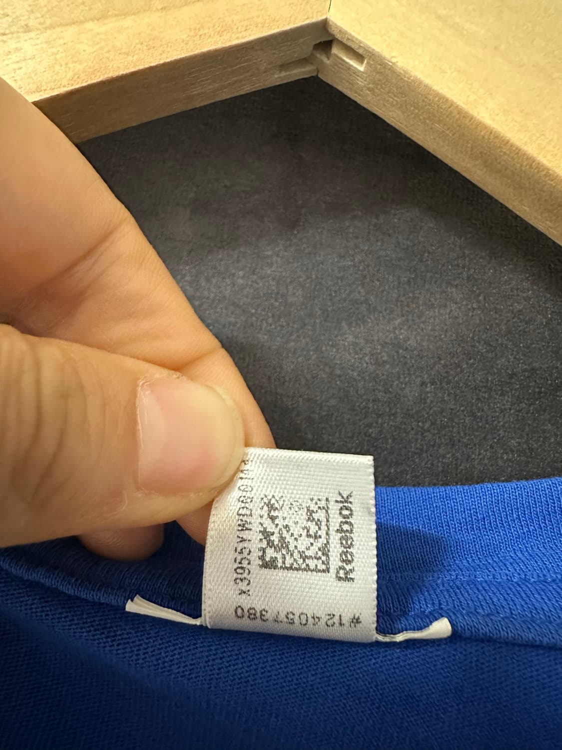 리복 REEBOK 클래식 빅로고 반팔 티셔츠 블루 실측M 올드스쿨 상품이미지4