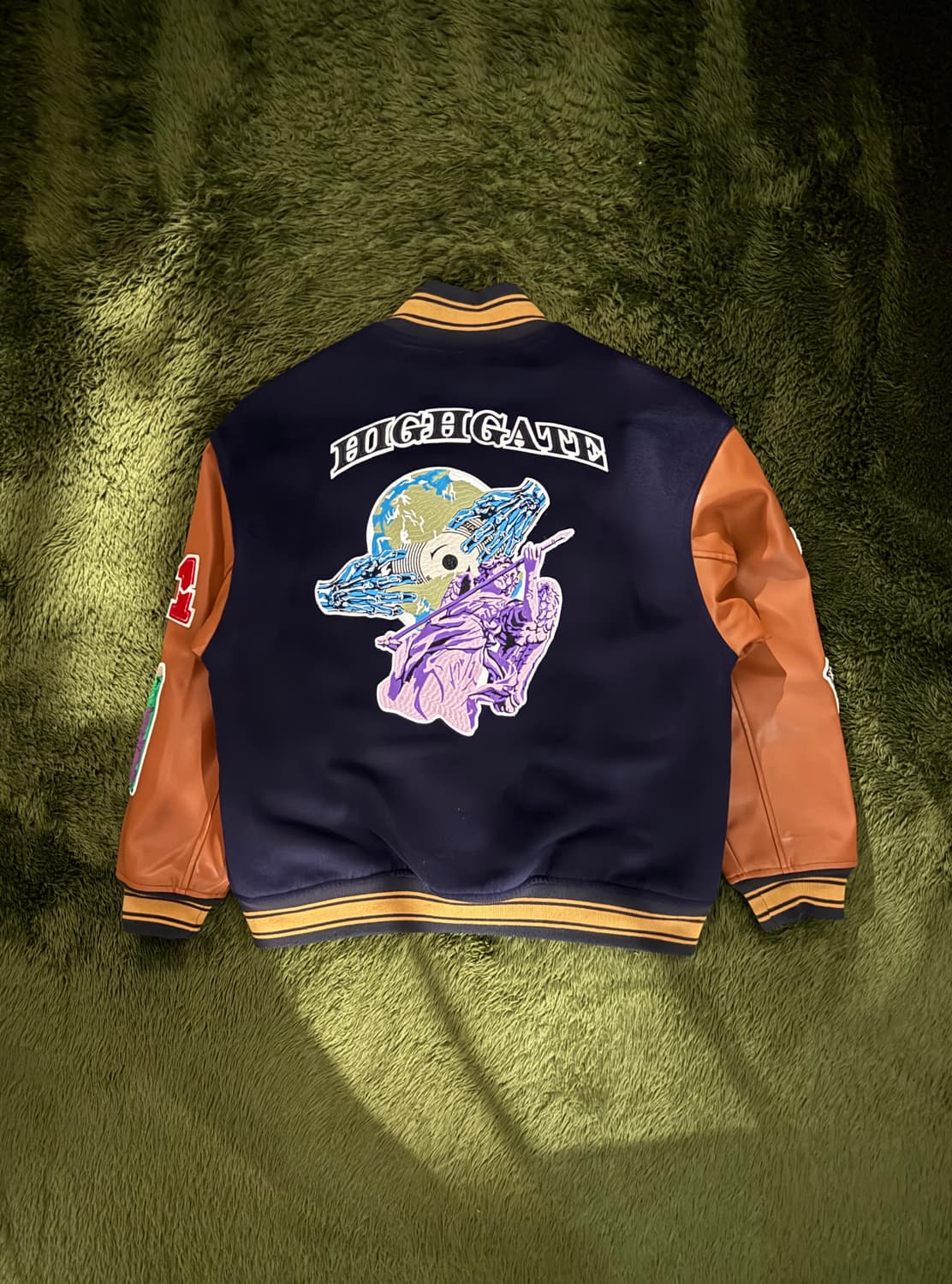 [1] High Gate Japan 하이게이트 패치워크 바시티 자켓 상품이미지8